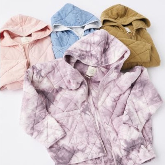 UO Quilted Oversized Cozy Tie Dye Hoody - Picture 11 of 12